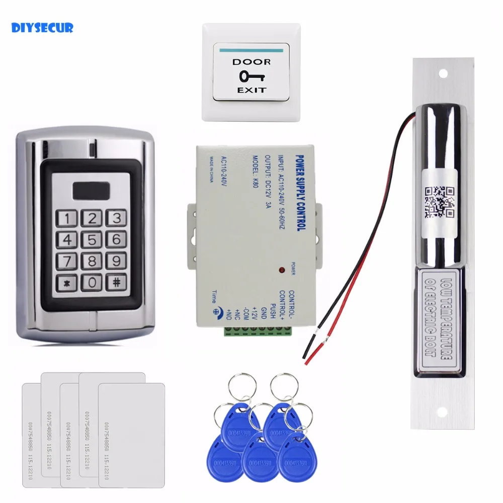 RFID-считыватель DIYSECUR 125 кГц пароль металлическая клавиатура система контроля