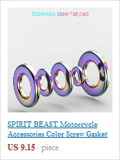 SPIRIT BEAST аксессуары для мотоциклов украшения номерного знака светодиодный свет персонализированные продукты антенные огни безопасность вождения