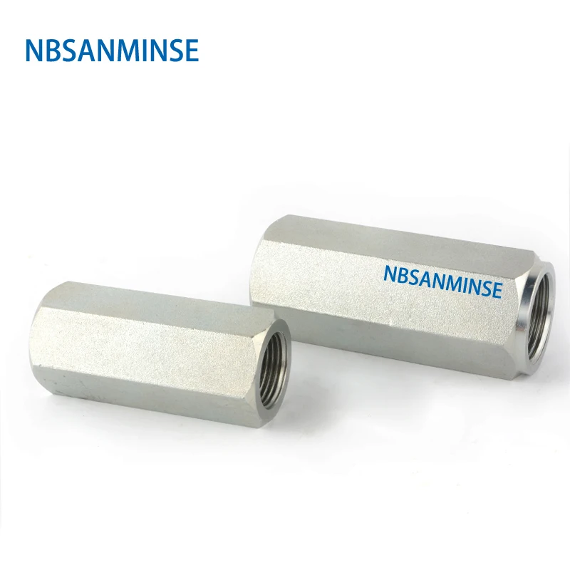 NBSANMINSE VU обратный клапан прямой G1/4 3/8 1/2 3/4 1 гидравлический промышленный инженерный Клапан Углеродистая сталь клапан высокого давления