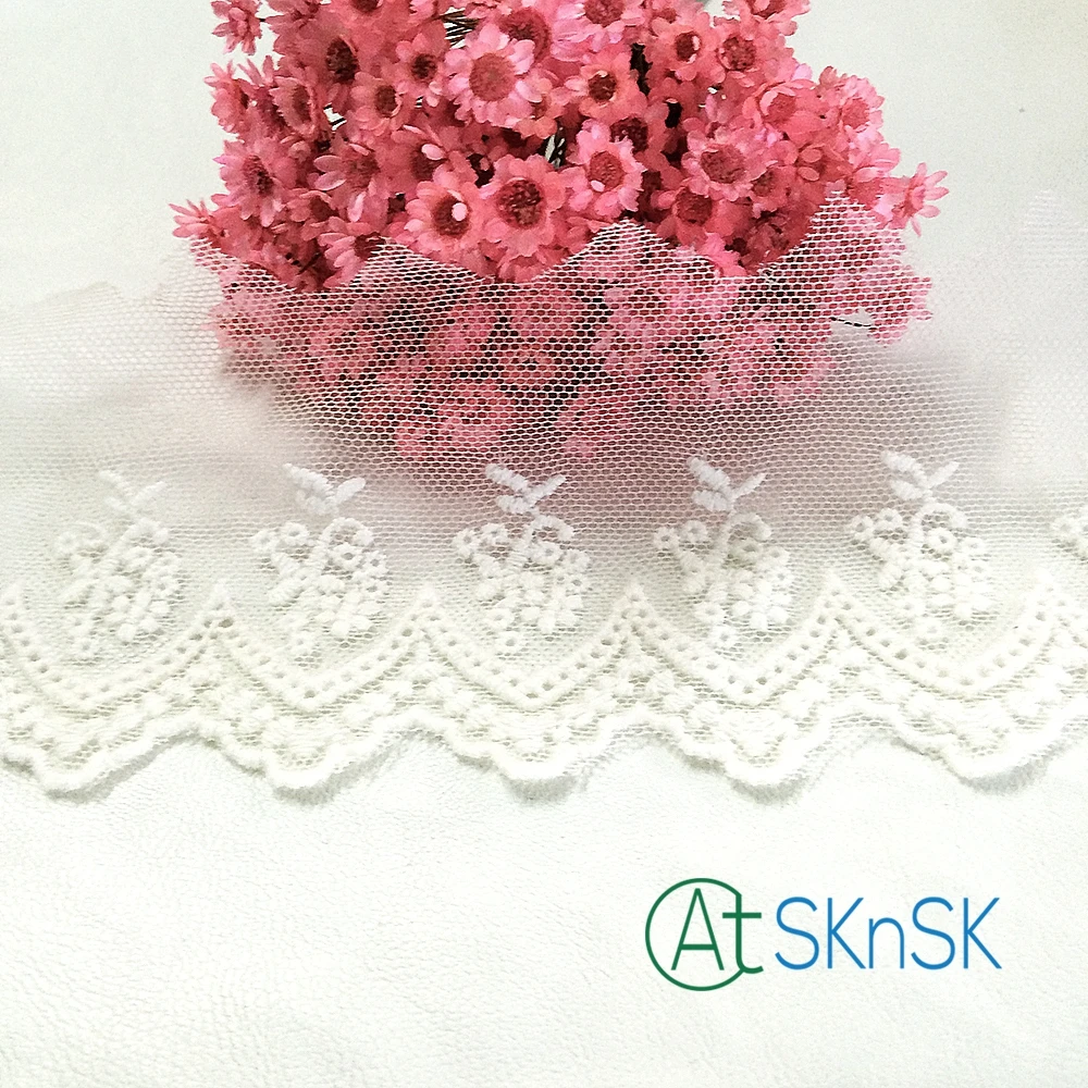 Новое прибытие 3 Ярдов/Серия embroid ленты шитье гипюр кружевной отделкой или ткани