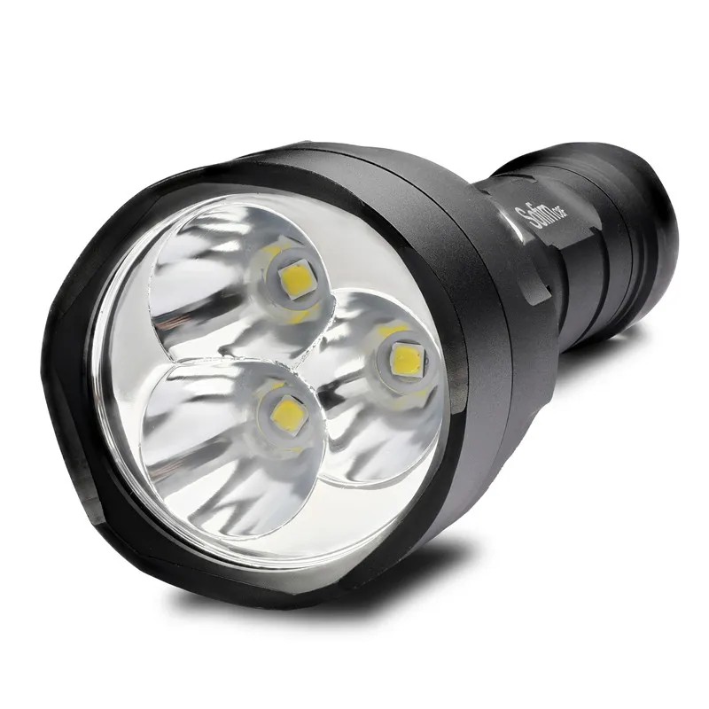 Sofirn C8F мощный светодио дный фонарик 18650 3 * Cree XPL Портативный факел Тактический
