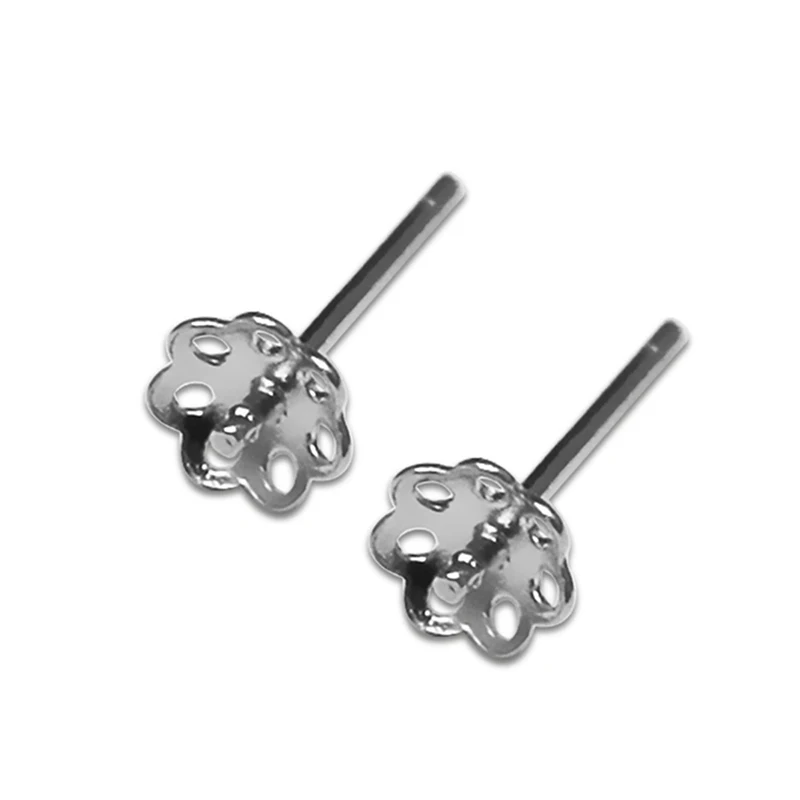 

Серьги-гвоздики Beadsnice ID34300smt17, серебро 925 пробы, ювелирные украшения для жемчуга, серьги-гвоздики с цветком «сделай сам»