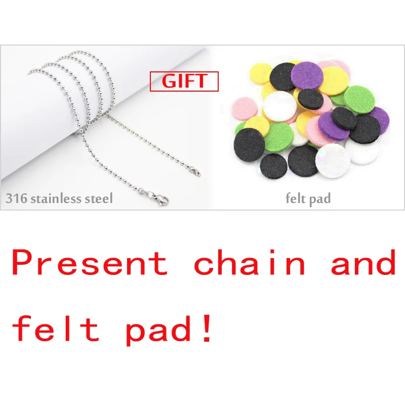 Ароматерапия диффузор медальон эфирное масло Ожерелье Подвеска Магнитный духи с