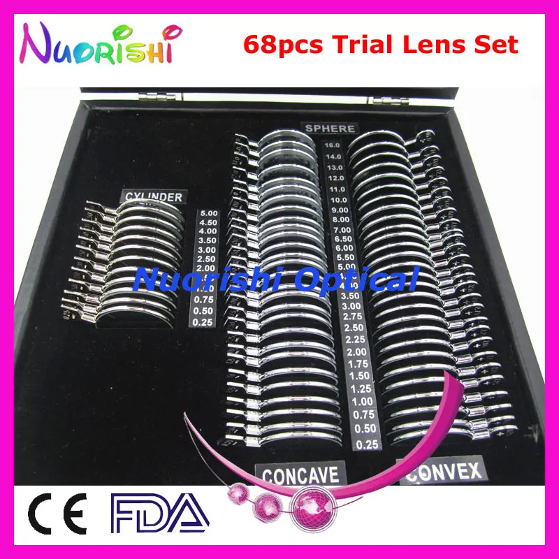 68 шт. набор оптических линз 68L JS|optical lens|lens opticalcase pack |