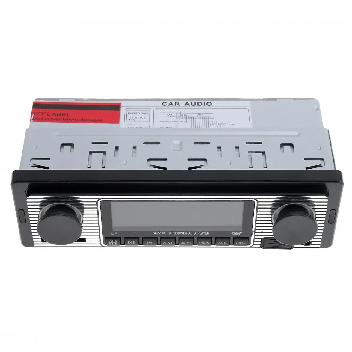 Автомагнитола 1 DIN 12 В Bluetooth mp3-плеер стерео FM USB SD AUX с дистанционным управлением |