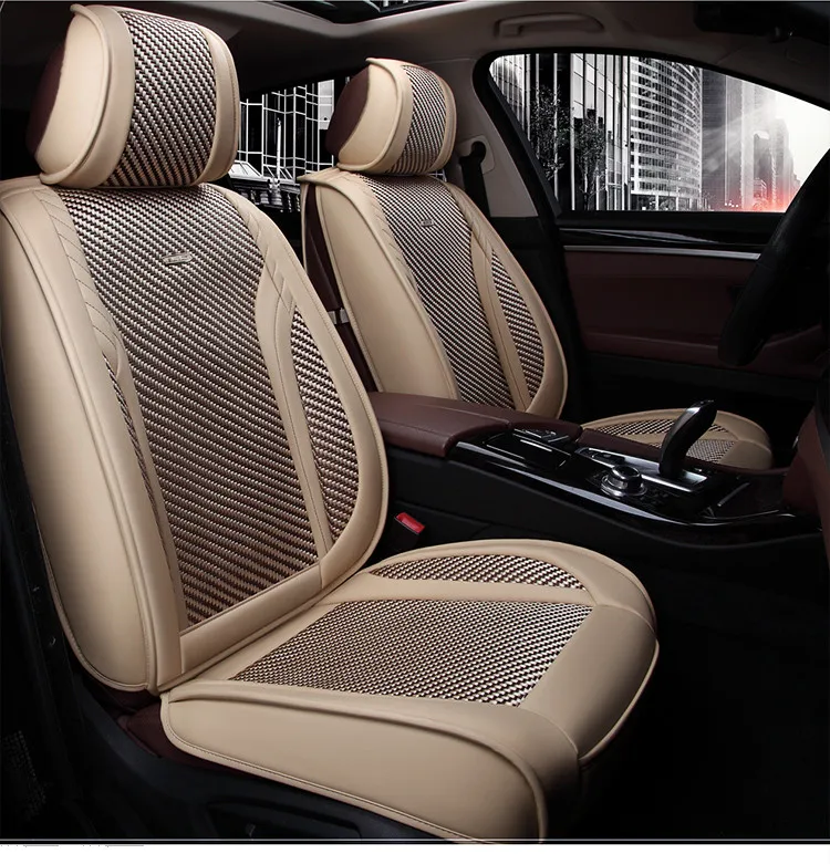 Высокое качество и! Полный комплект чехлов для сидений автомобиля для Toyota Vanguard 5 сидений 2012-2007 дышащие удобные чехлы для сидений