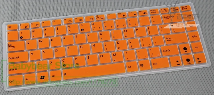 14 inch Laptop Silicone Notebook Keyboard Cover skin Protector for Asus K40 X8 P80 P81 A411 X43B K401 A41 X8A | Компьютеры и офис