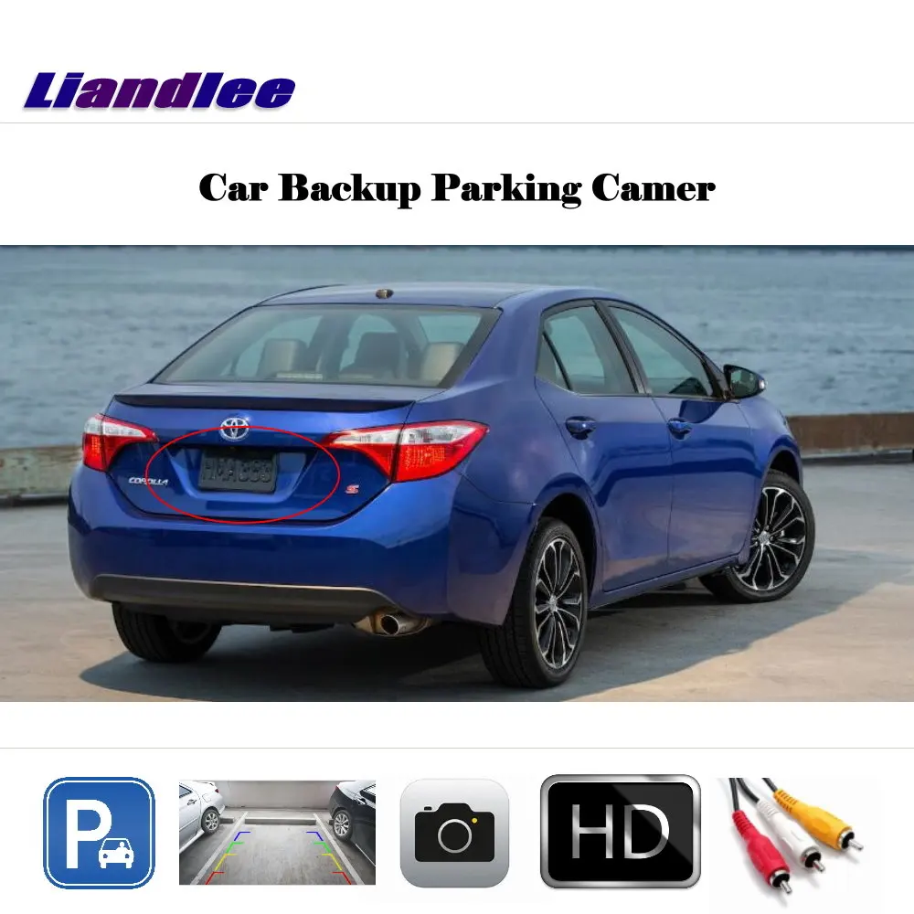 Автомобильная камера заднего вида Liandlee для Toyota Corolla Levin 2015 2016 | Автомобили и