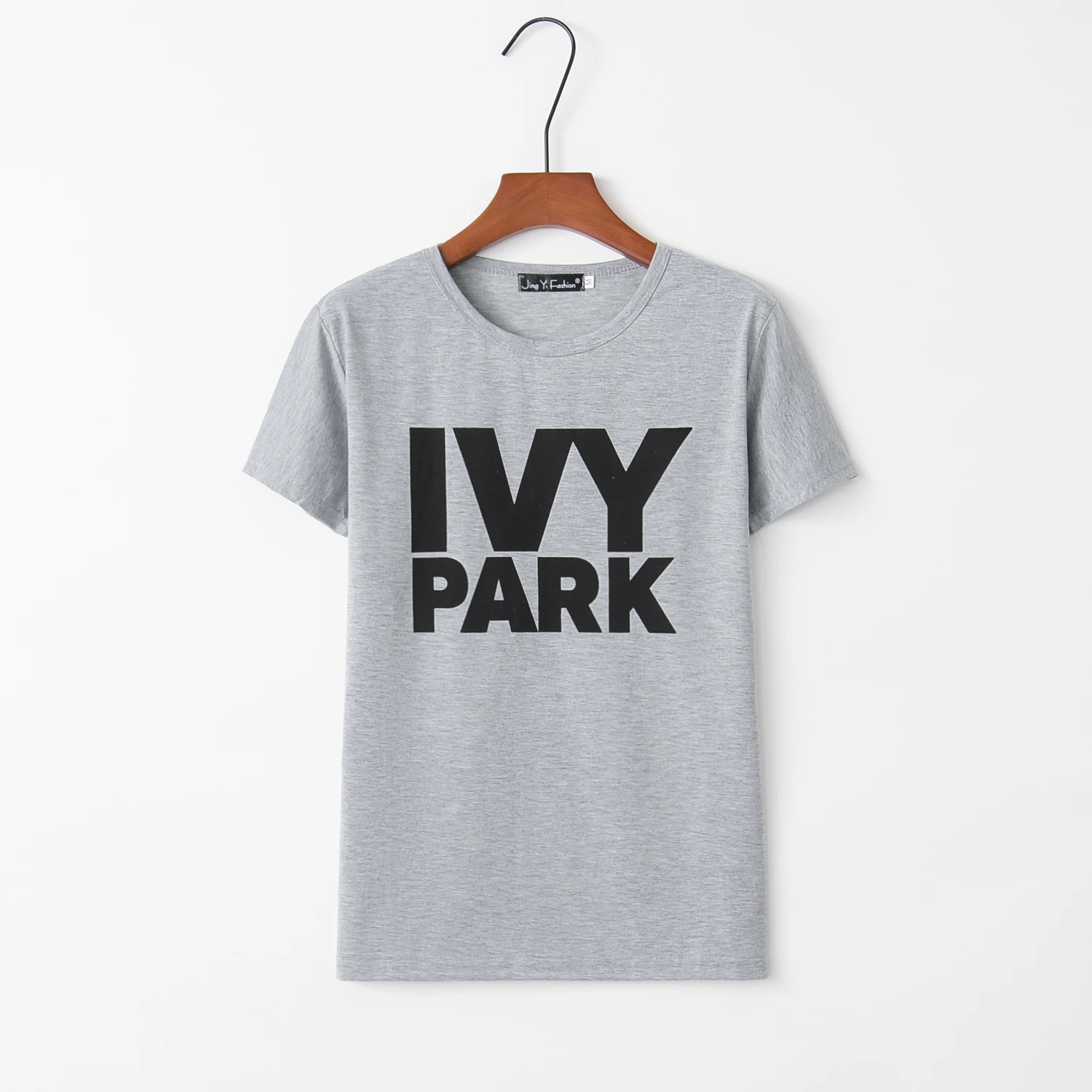 2019 акция новинка Корейская футболка Tumblr Ivy Park для женщин серая S 2xl свободный стиль