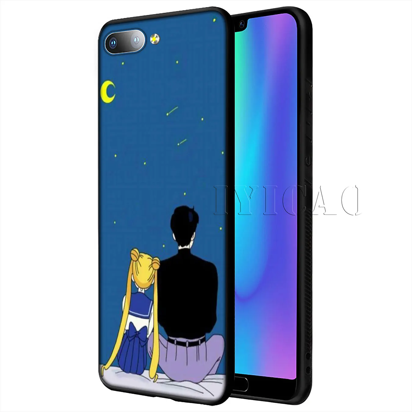 IYICAO Сейлор Мун Симпатичный мягкий силиконовый чехол для телефона Huawei Y9 Y7 Y6 Prime 2019