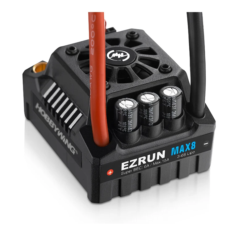 FATJAY HobbyWing EzRun MAX8 V3 бесщеточный водонепроницаемый 150A ESC 3-6S для RC 1/8 туристический