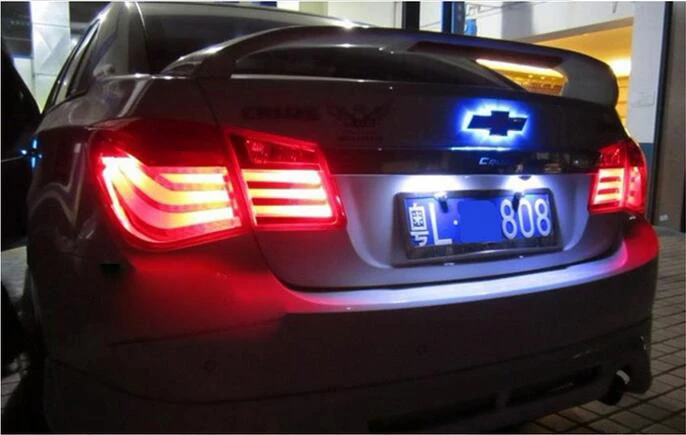 Бампер лампа для chevrolet Cruze фара 2009 2010 2011 2012 2013 DRL Bi Xenon объектив HI LO парковка HID противотуманная фара cruze задний фонарь