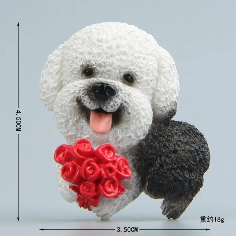 3D забавная собака магнит на холодильник Мультяшные холодильники сувенирные