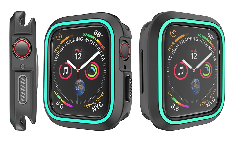 Ithuriel для Apple Watch 4 3 чехол Универсальный защитный чехол s для iwatch серии 4 серии 3 Чехол Мягкий тонкий 44 мм 40 мм 42 мм 38 мм