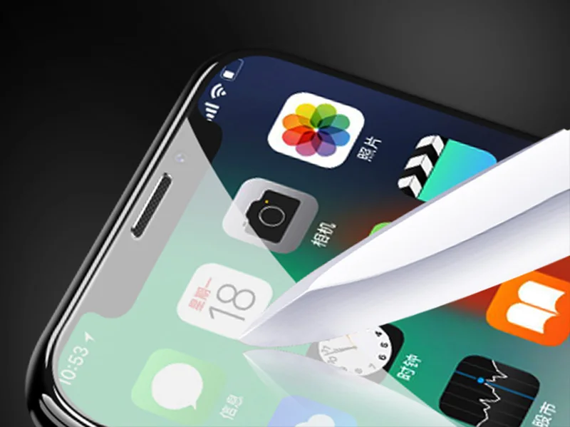 5D полноэкранное закаленное стекло для iphone X 8 7 6 Plus Защитная пленка задней панели