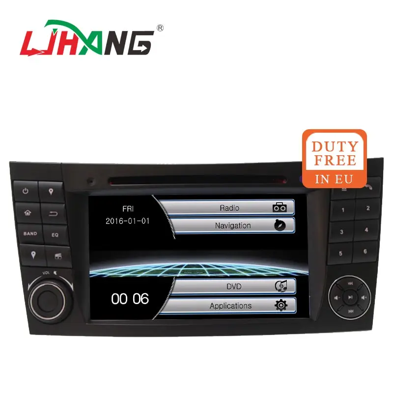 LJHANG 2 Din автомобильный DVD стерео для Mercedes E Class W211 W219 E200 E220 E240 E270 E280 E300 E320 E350 E400 E500 gps