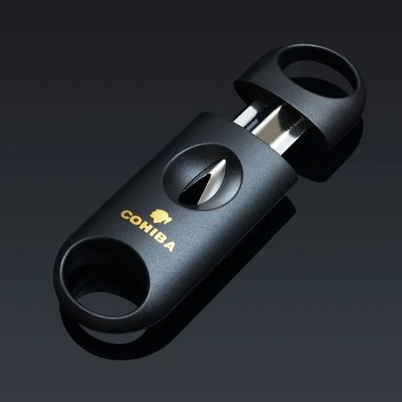 Нож для сигар COHIBA лезвие из нержавеющей стали с пластиковой ручкой карманные