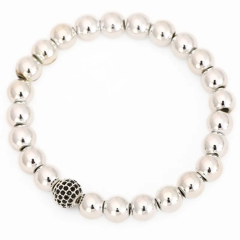 Лидер продаж для женщин и мужчин Bijoux Femme сделай сам медный Кристальный шар 8 мм