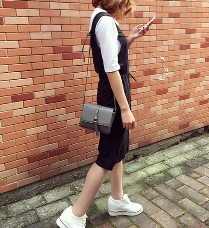 Женская сумка мессенджер ANAWISHARE Маленькая кожаная через плечо J888|leather shoulder bag|crossbody