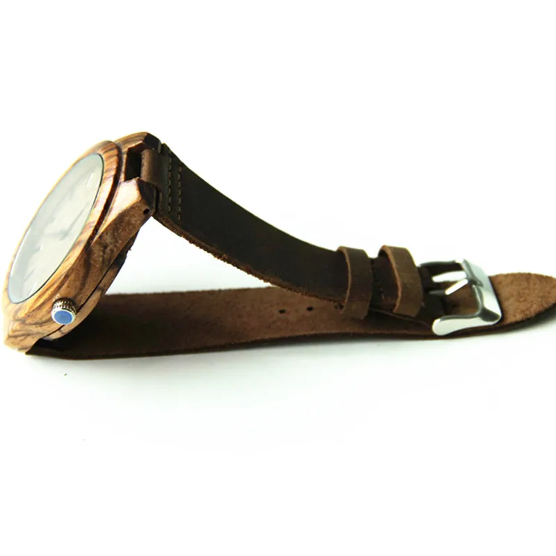 2019 деревянные часы ручной работы Кварцевые с японским механизмом в модной