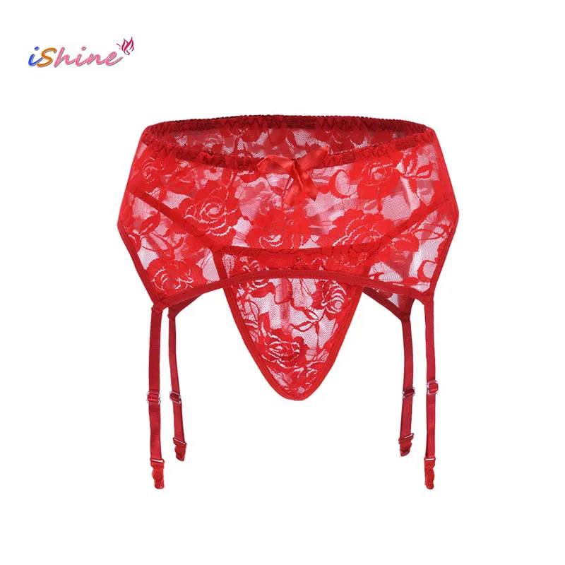 Нижнее белье женское кружевное с поясом для чулок|belt thong|red thong underwearstring women sexy |