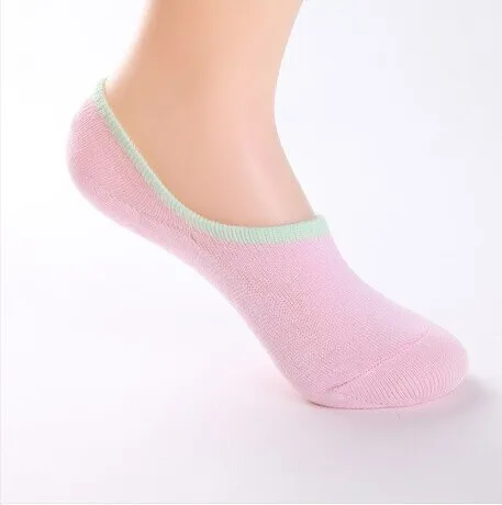 Носки-невидимки женские из бамбука повседневные лоферы Мокасины носки без шоу