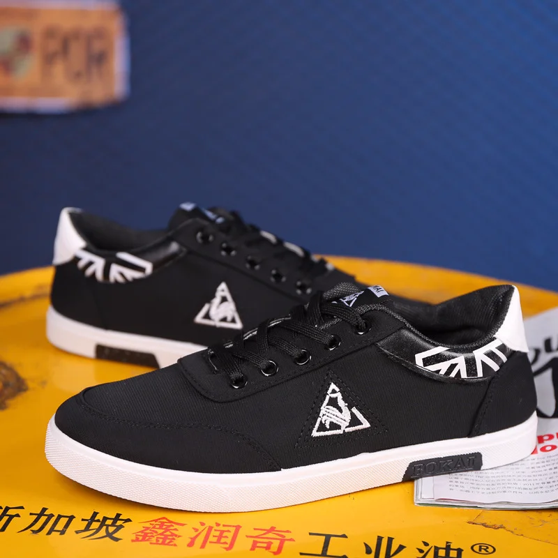 2018 New Spring Summer Men Shoe Breathable Casual Shoes Mens Canvas for Lace-Up Fashion Flat Male | Обувь