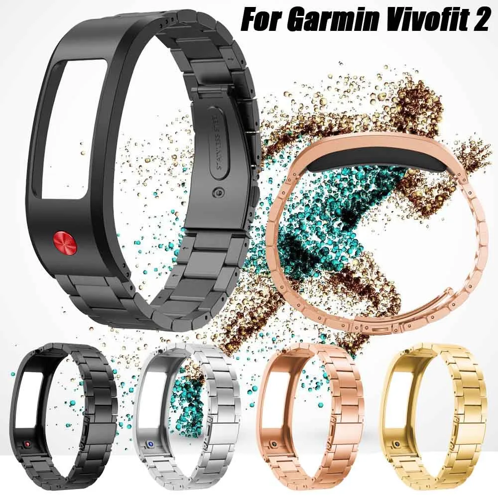 Ремешок для часов из нержавеющей стали ремешок Garmin Vivofit 2 сменные Ремешки