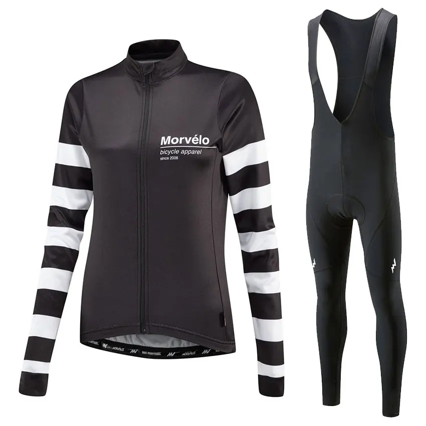 Morvelo, осень, длинный рукав, Pro, для велоспорта, Джерси, для женщин, для гонок, велосипедная одежда, спортивная одежда, Ретро стиль, одежда для велоспорта, Майо, униформа
