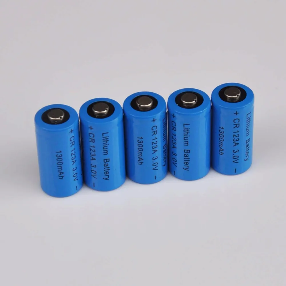 5 шт. 3 в LiMnO2 литиевая батарея CR123A CR 123A cell 1300mah CR123 CR17335 CR17345 16340 2/3A сухая Первичная для