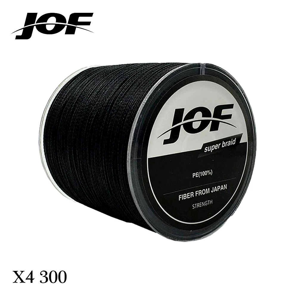 Оригинал JOF 4 нити 300 м бренд супер сильная Япония многонитевая PE плетеная