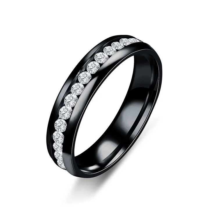 Женское кольцо из нержавеющей стали черного цвета оптом|stainless steel|ring womenring wholesale |