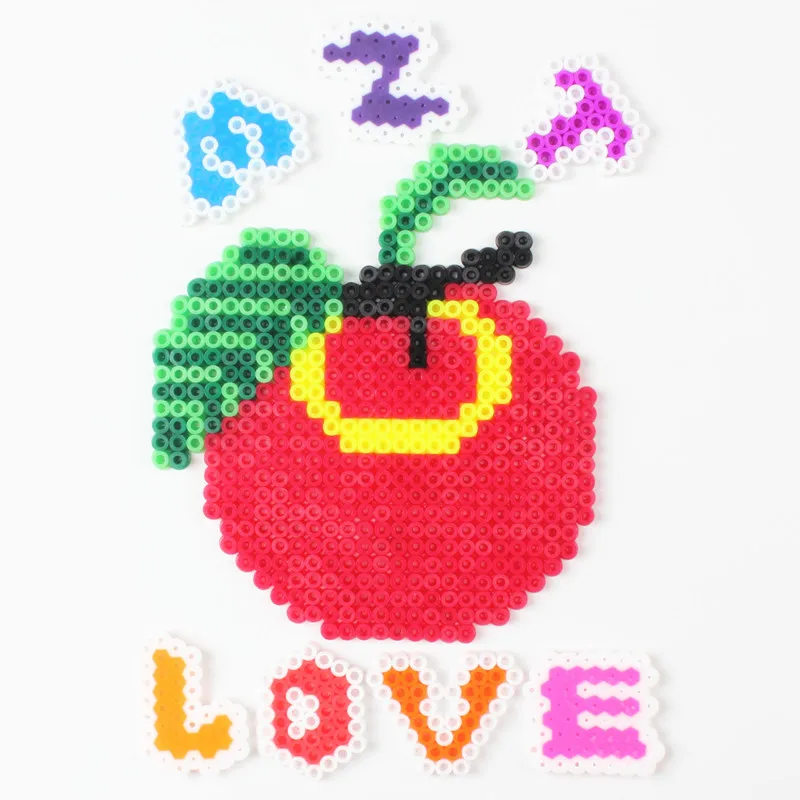 5 мм Perler Beads наклеиваемая доска головоломки игрушки Hama образовательные 3D