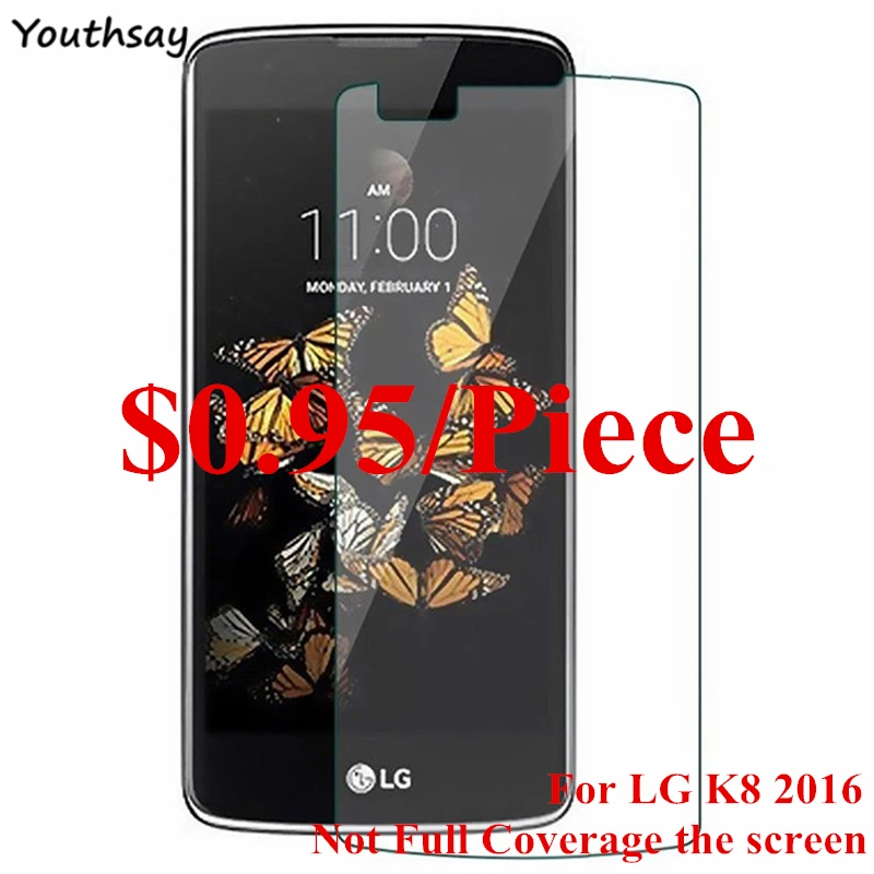 Закаленное стекло для LG K8 Защита экрана 2016 закаленное Lte защитная пленка Glass K350 K350E