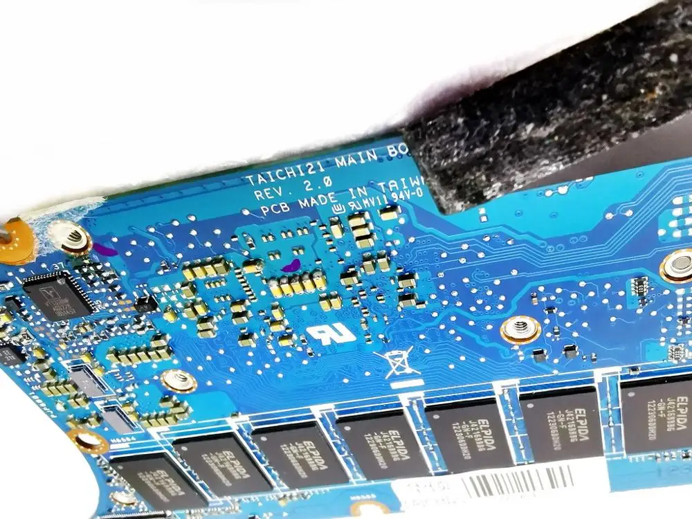 Оригинальный дизайн для ASUS TAICHI21 Материнская плата ноутбука I5-3317U 4 Гб REV 2 0