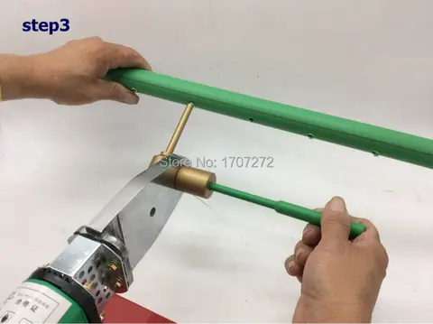 Инструмент для ремонта водопроводных труб из полипропилена, устранение утечек и лазеек, детали для сварки пластиковых труб 7 мм, штампованная головка, Сварочная форма