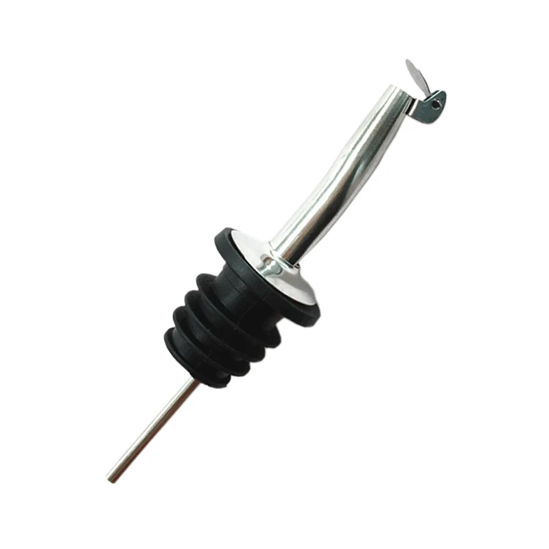 

QuickDone 1PC Stainless Steel Bottle Caps Liquor Spirit Pourer Free Flow Wine Bottle Pour Spout Stopper With Lid KC1600