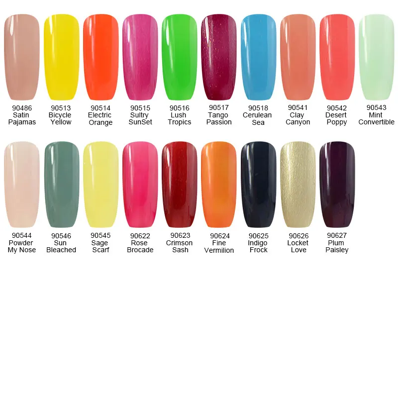 HNM 8 мл красочная бутылка 79 PureColor Светодиодная лампа лак для ногтей замочить от