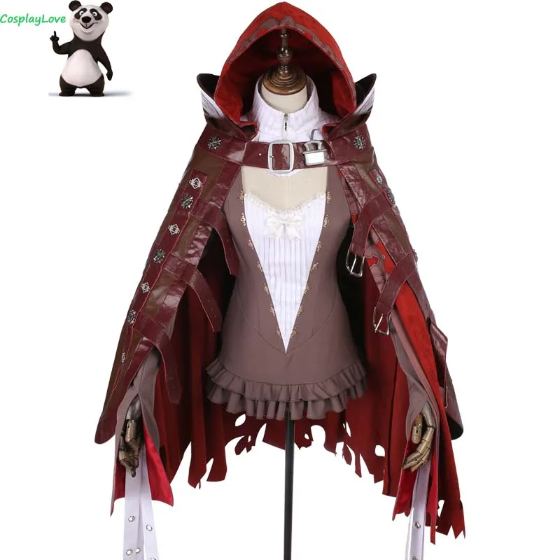 Костюм для косплея Love SINoALICE костюм мертвая Элис красное платье с капюшоном