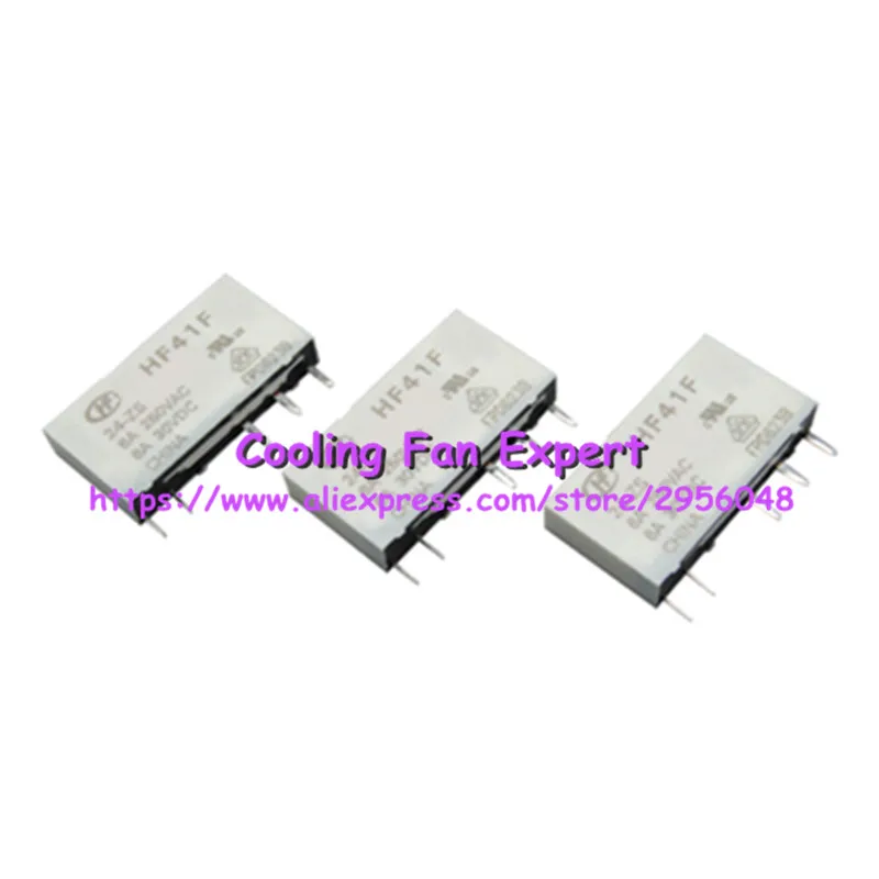 10 шт./лот HF41F 24 ZS Горячая новинка HF41F24ZS 24VDC DC24V 24V Реле DIP5|Запасные части| |