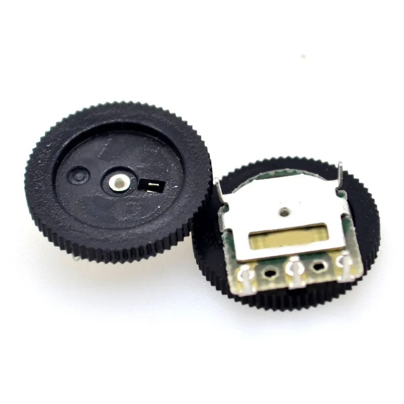

Dial potentiometer single joint B102 1K 16 * 2MM singing gear potentiometer