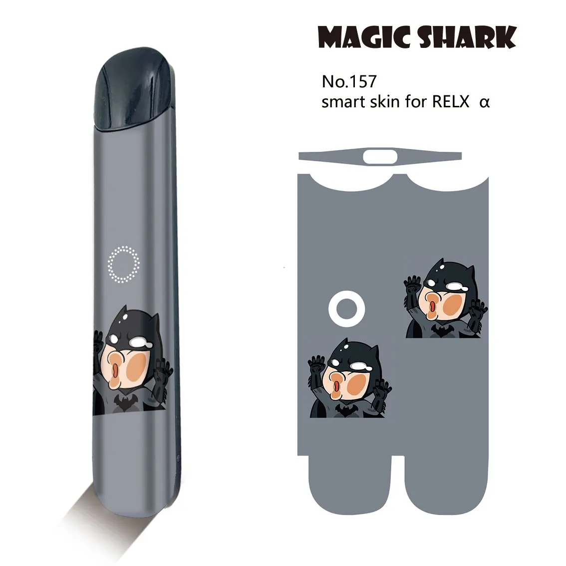 Волшебная Акула Лев Бэтмен тигар вывеска Орел ПВХ бумпи обертывания чехол