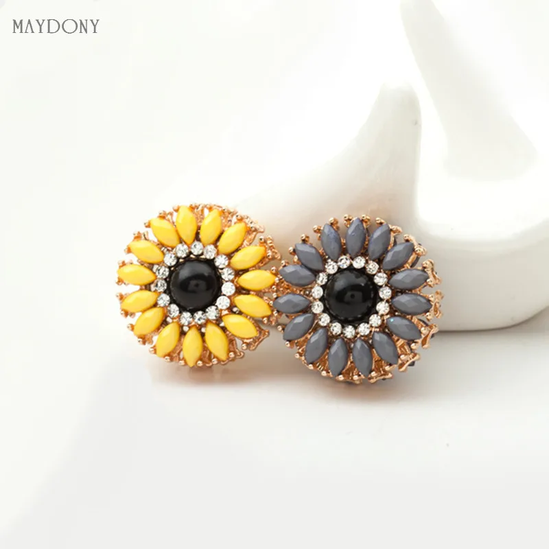 

XT48 flower fashion headwear scarf magnet brooch hijab clips