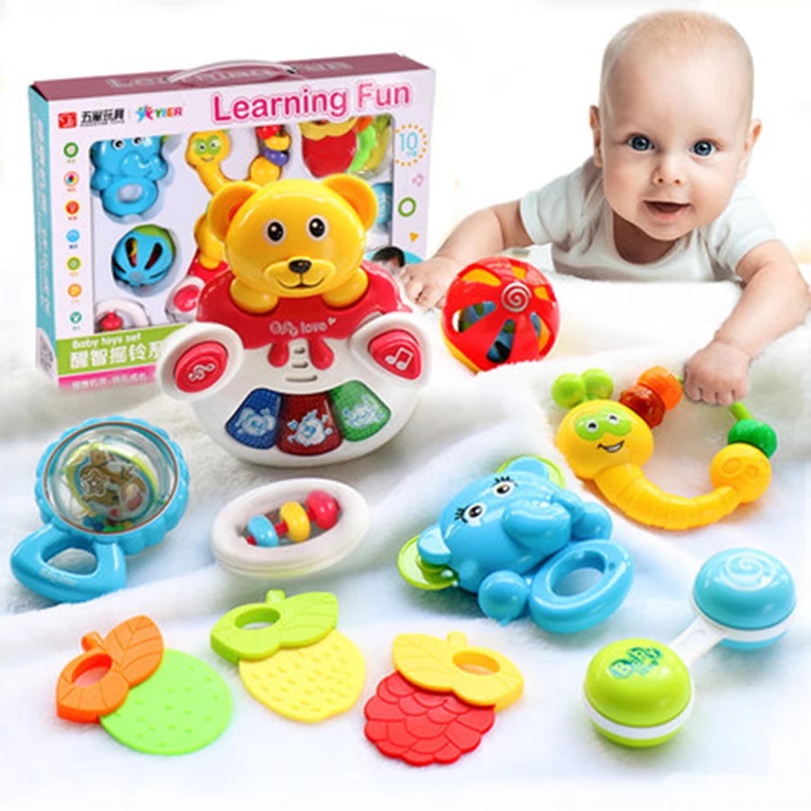 Детские Схватив Погремушки Музыкальные Игрушки Животных Коляска Для Кукол