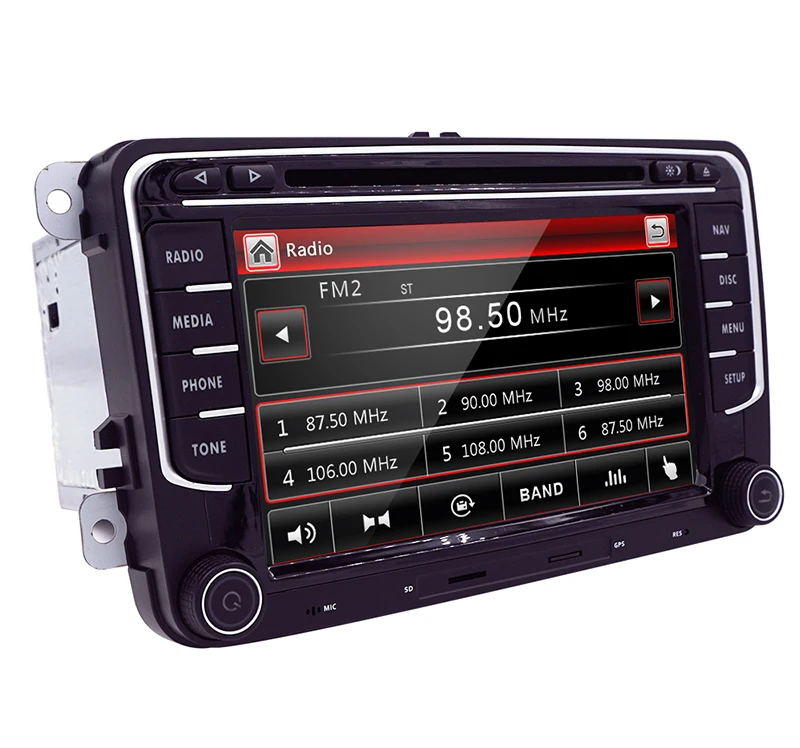 7 дюймов Автомобильный dvd плеер с gps навигацией аудио Радио стерео USB/SD BT/TV Canbus