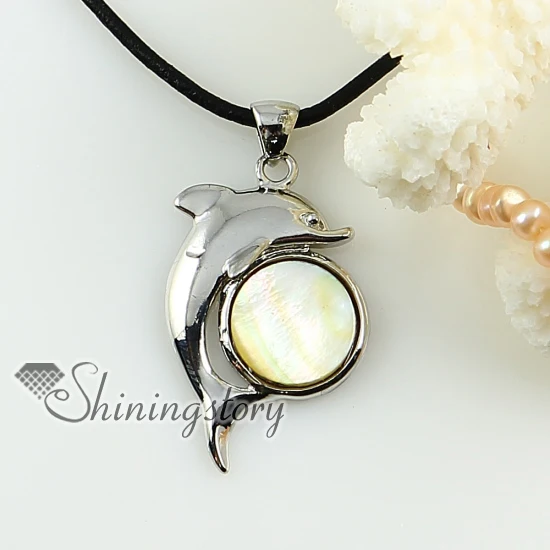 

dolphin yellow oyster seashell mother of pearl oyster sea shell pendant necklace 2013 cheap fashion jewelry