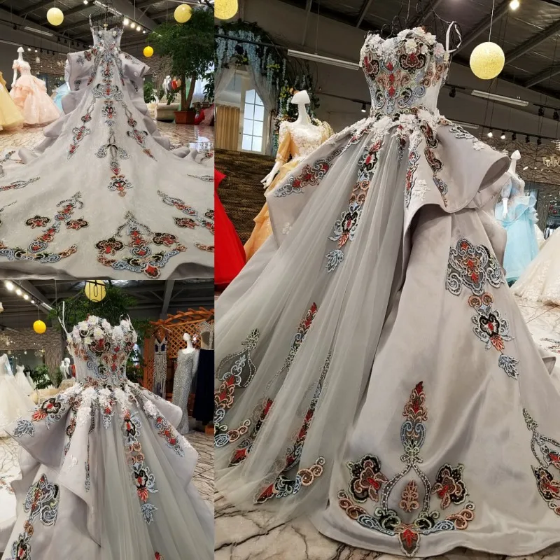 LS50022 красивый роскошный шнурок вверх по спагетти ремень 3D цветы вечернее платье