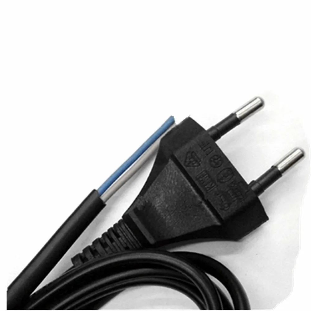 ЕС Стандартный 2 зубец Мощность шнур зарядный кабель адаптер для ПК ноутбука PS2 PS3