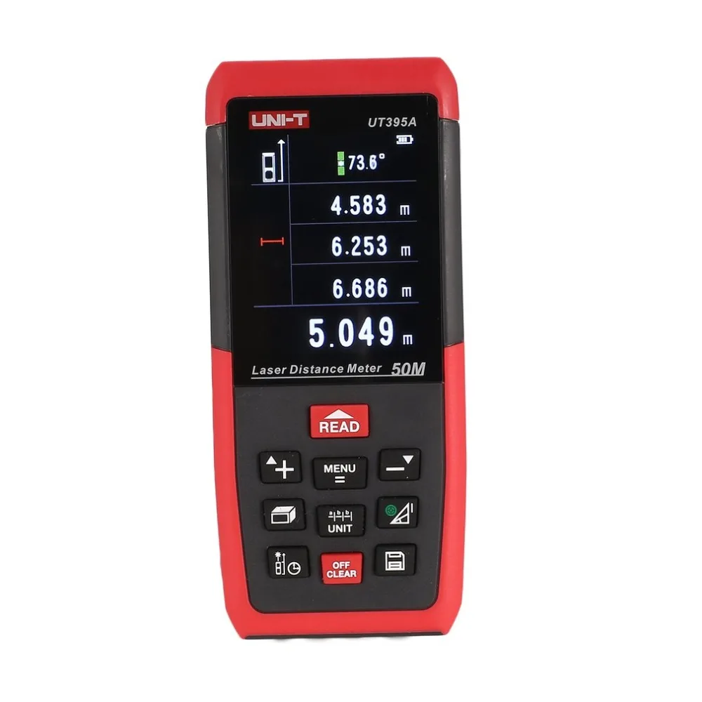 UNI T UT395A лазерный дальномер 50 м с 2MP объектив лучшая точность мм 2 USB экспорт данных