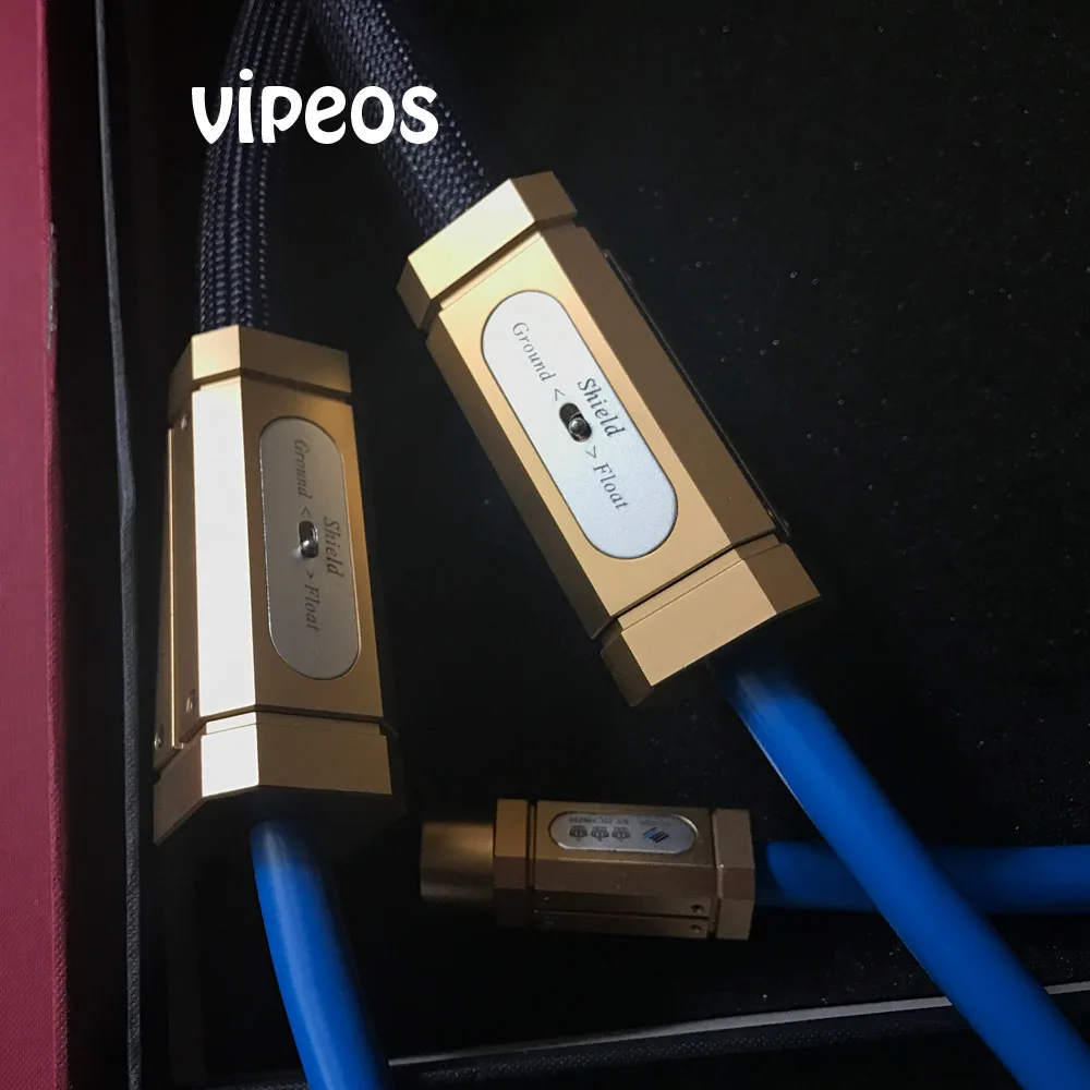 Hi End Тройной Короны XLR аудио соединительный кабель без коробки|audio interconnect